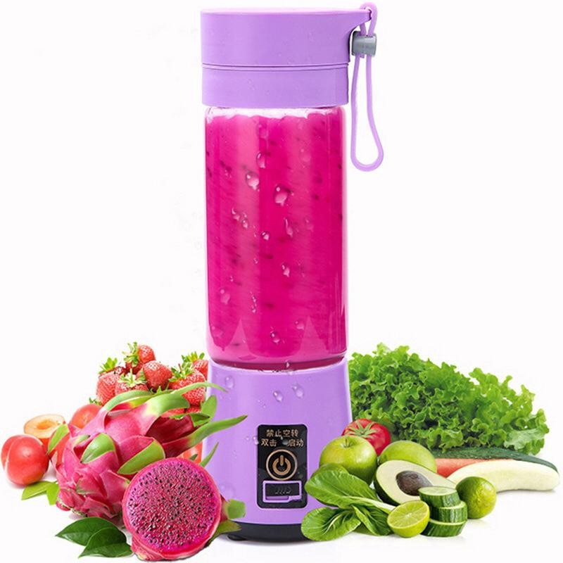 Mini Liquidificador Portátil Juicer USB 380ml