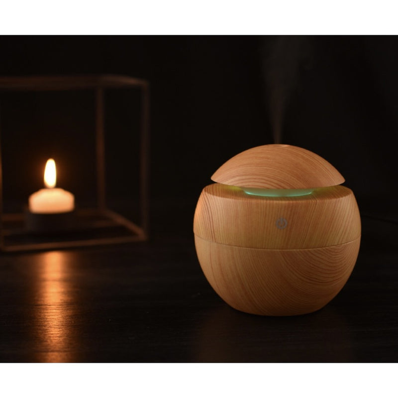 Umidificador Aromatizador Difusor Ultrassônico Luzes Ar 200ml Luatek